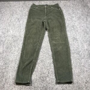 BDG Mom High-Rise Corduroy Pants Womens 25 Green Straight Leg High Waist